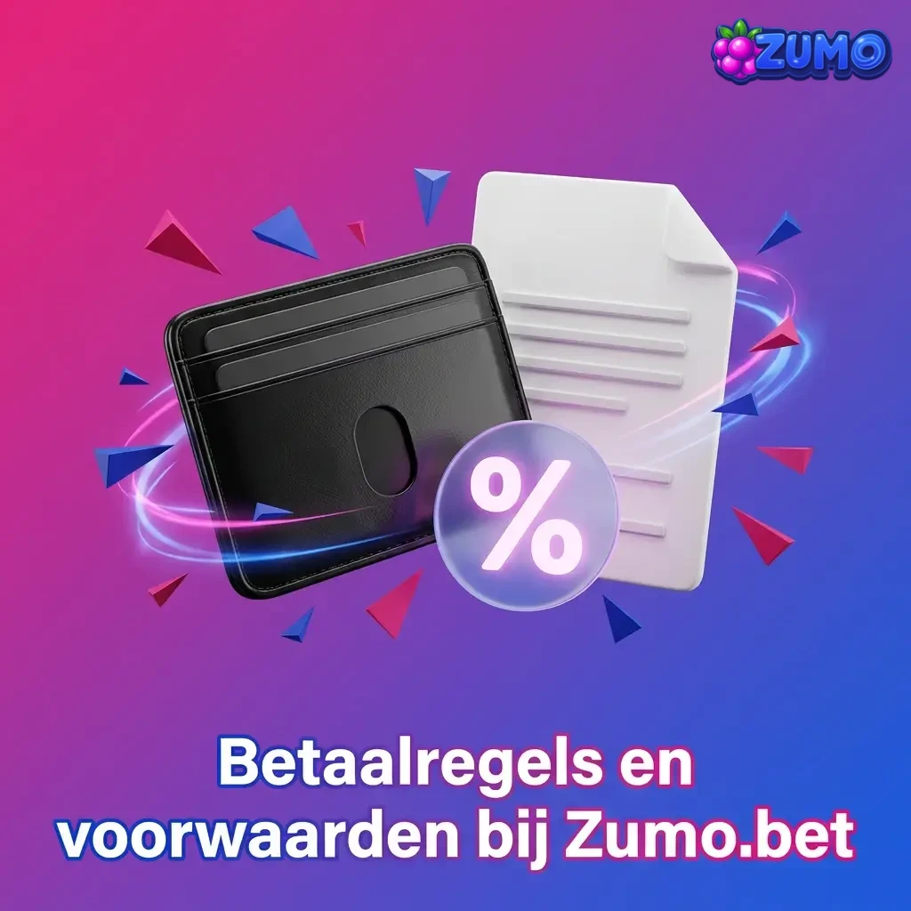 Betaalregels bij Zumo.bet: betalen op eigen naam, verificatie voor opname, zelfde route, limieten en bonusvoorwaarden.