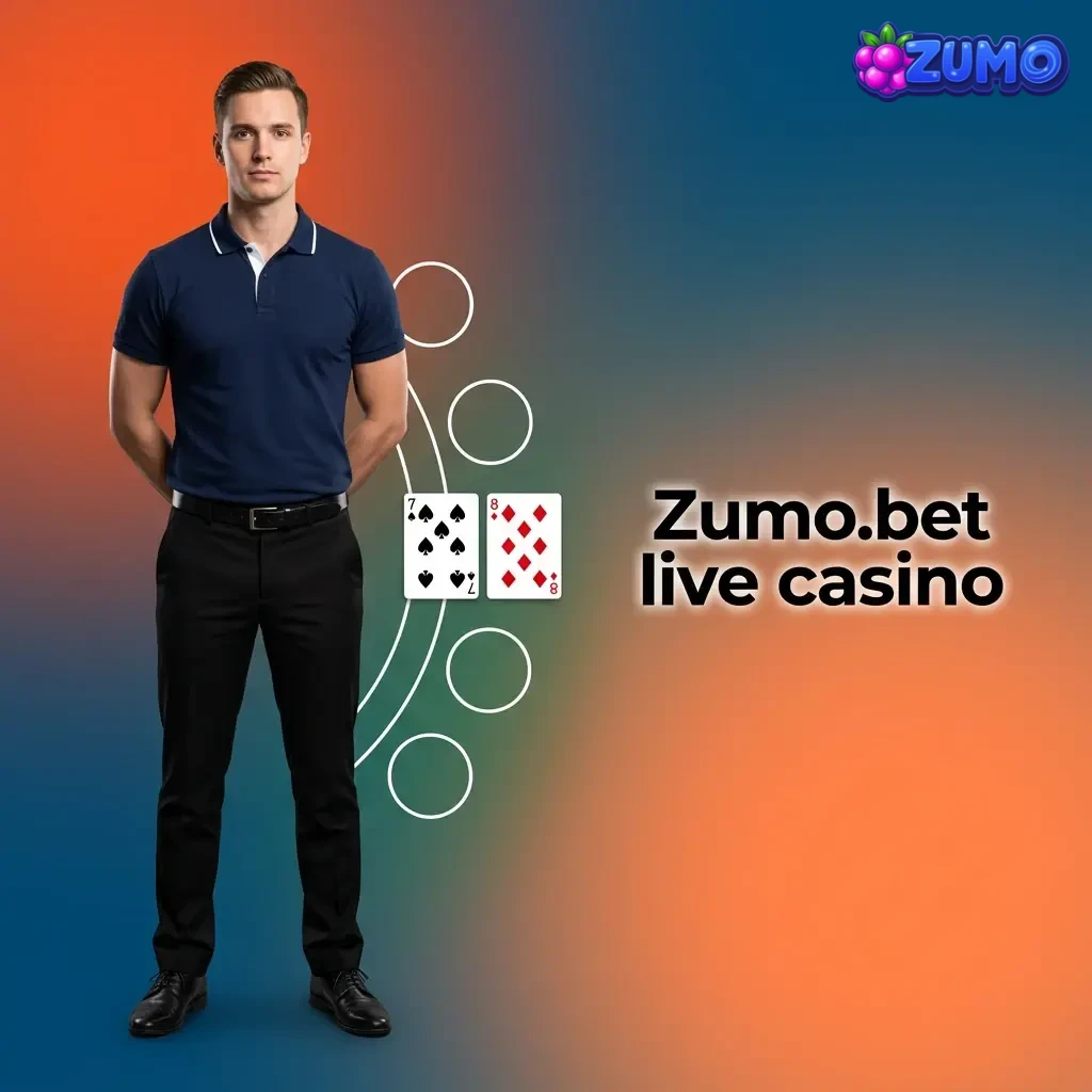 Zumo.bet live casino lobby met HD live dealers, roulette en blackjack tafels, chatfunctie en mobielvriendelijke interface