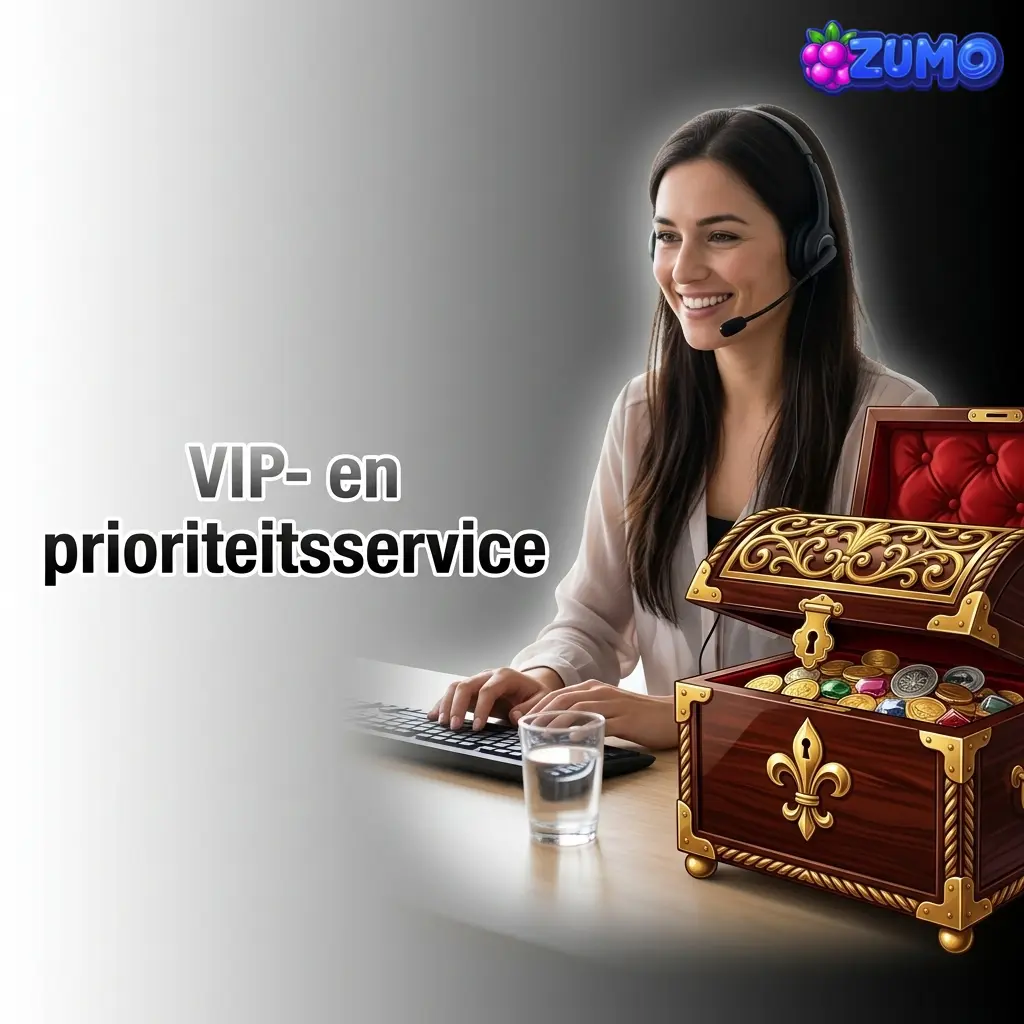 VIP- en prioriteitsservice voor spelers met snelle chat, vaste contactpersoon en prioriteit bij support